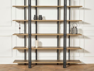 un modèle d'étagère bibliothèque