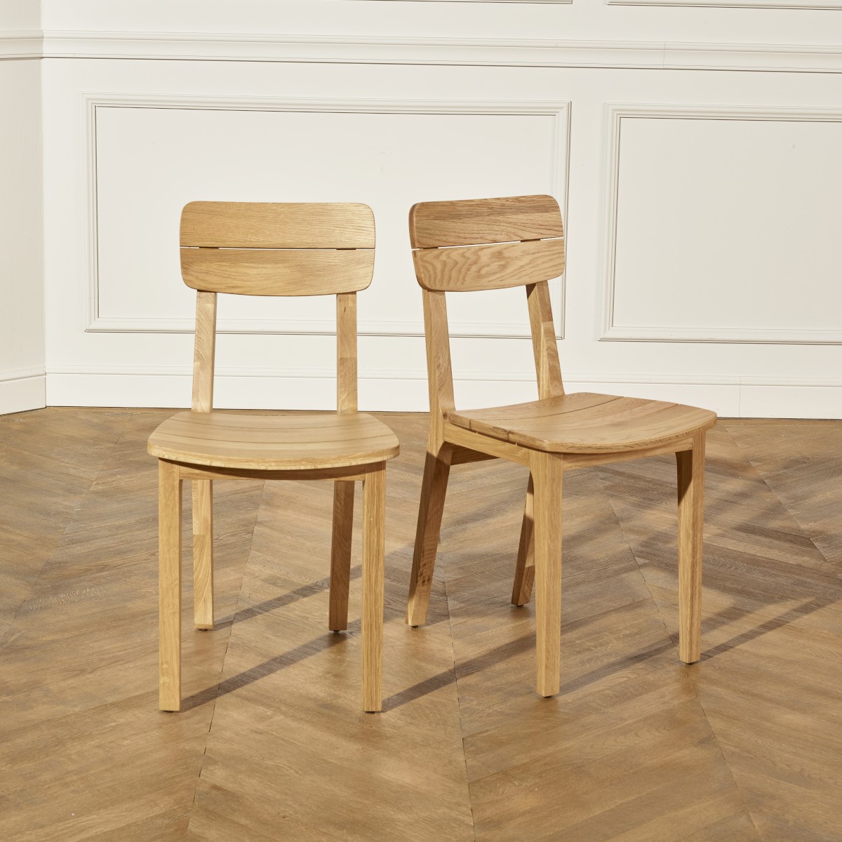 chaises en chêne Lucienne