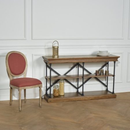 étagère basse style retro